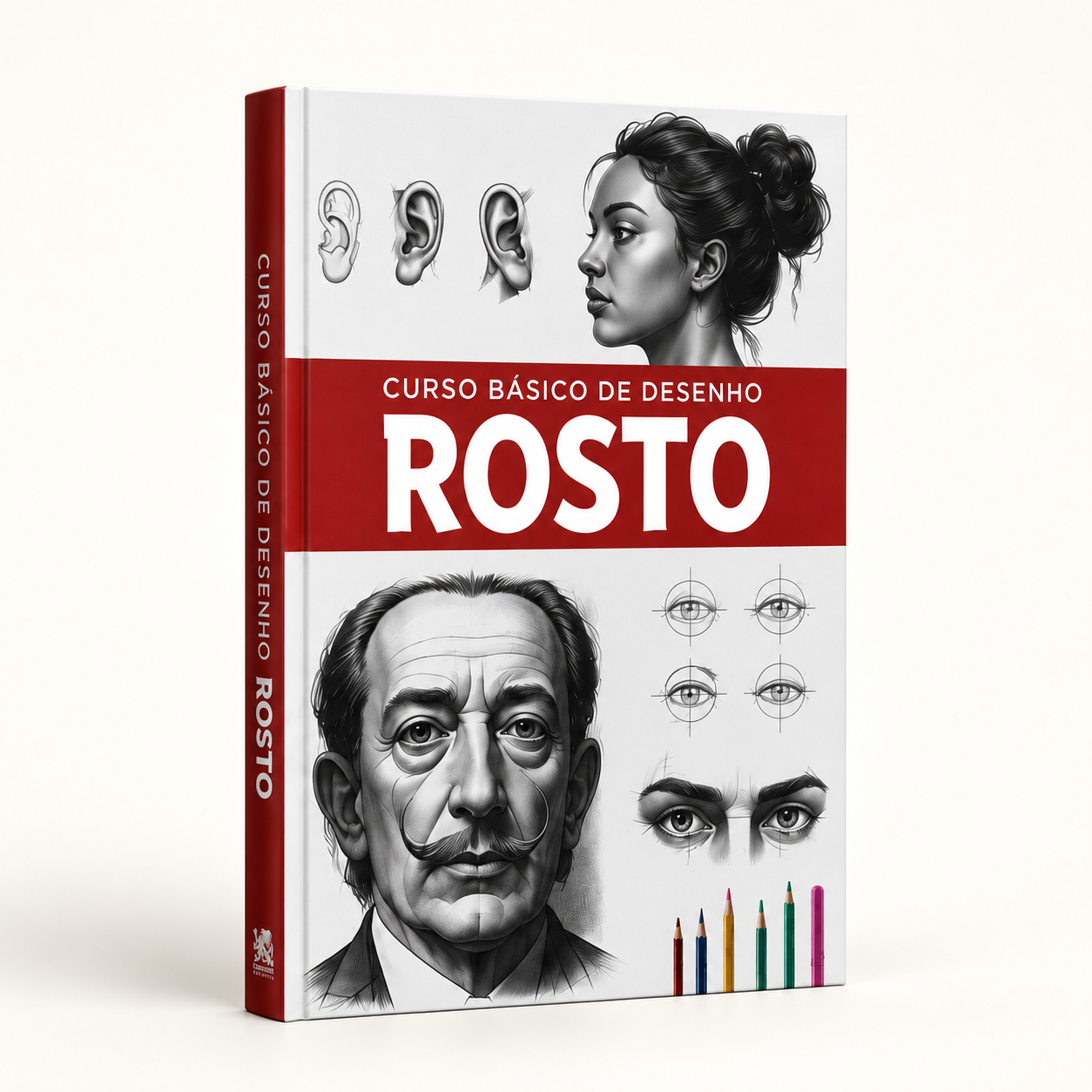 Livro Curso Básico de Desenho - Rostos